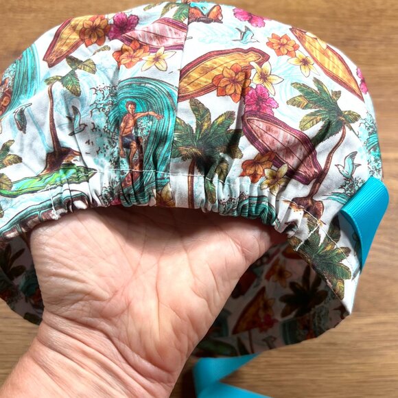 NWOT 10 Euro Scrub Caps Bundle scrub hats surgical caps european scrub hats - Picture 2 of 16